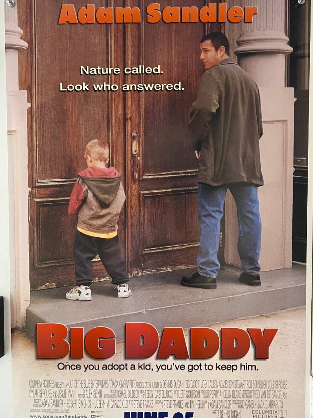 BIG DADDY (1999) - ORIGINAL DOUBLE SIDED MOVIE POSTER
